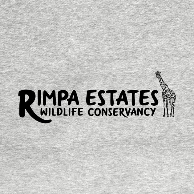 Rimpa with Giraffe, BLACK PRINT by Uberfy